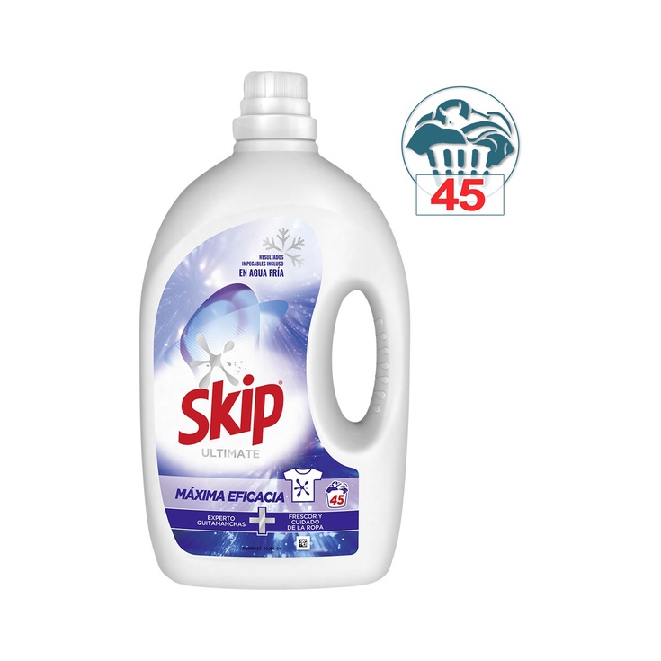 Detergente líquido Ultimate Máxima Eficacia botella 45 dosis