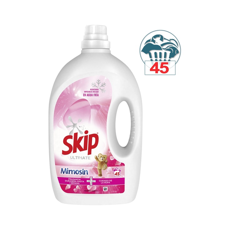 Detergente líquido Ultimate Mimosín botella 45 dosis
