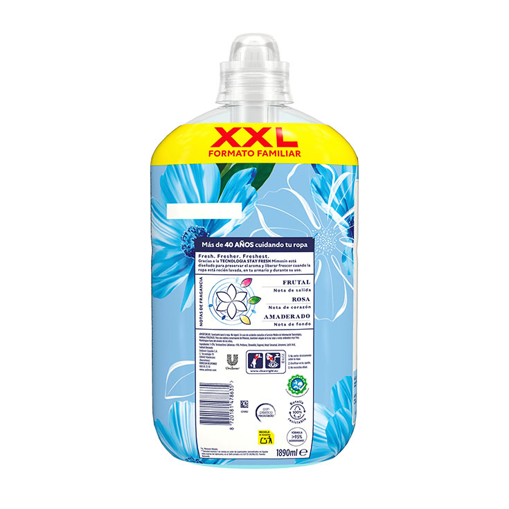 Suavizante Concentrado duración x2 Azul Vital - 105 lavados