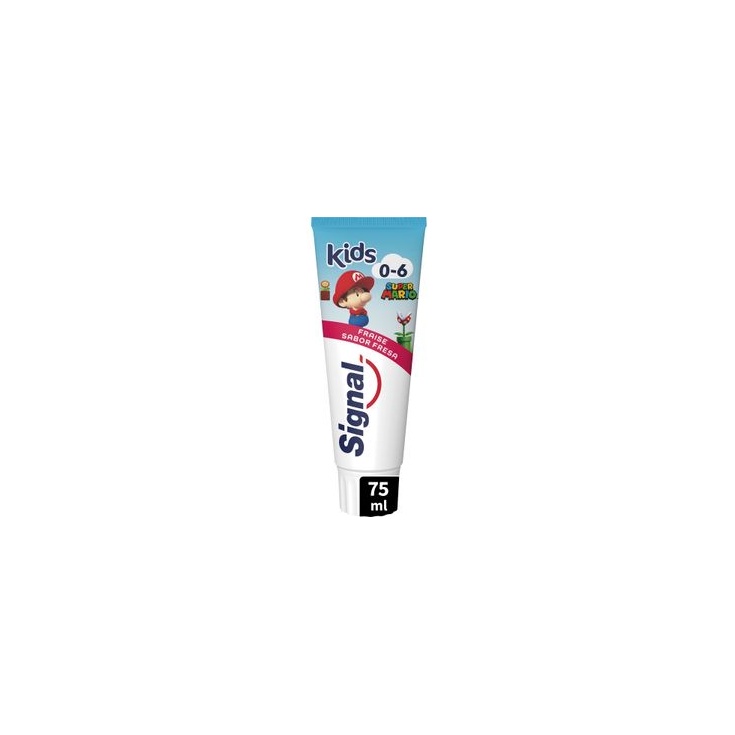 Pasta Dental Kids 0 a 6 Años Super Mario 75 ml