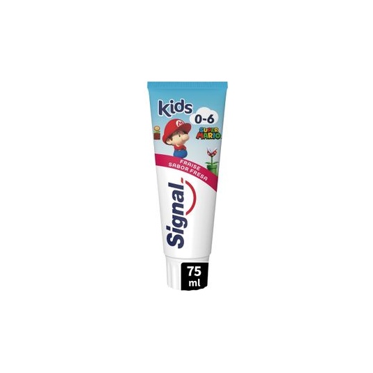 Pasta Dental Kids 0 a 6 Años Super Mario 75 ml