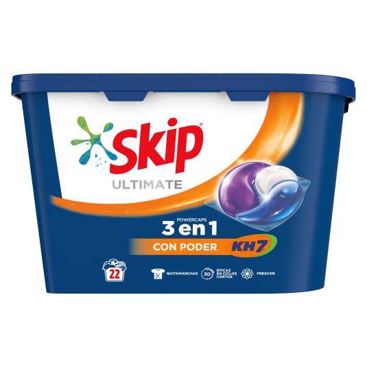 Detergente cápsulas 3 en 1 KH7 - Skip - 22 lavados