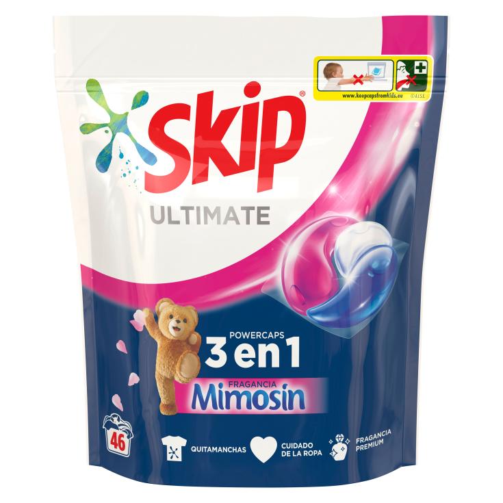 Detergente cápsulas Mimosín - Skip - 46 lavados