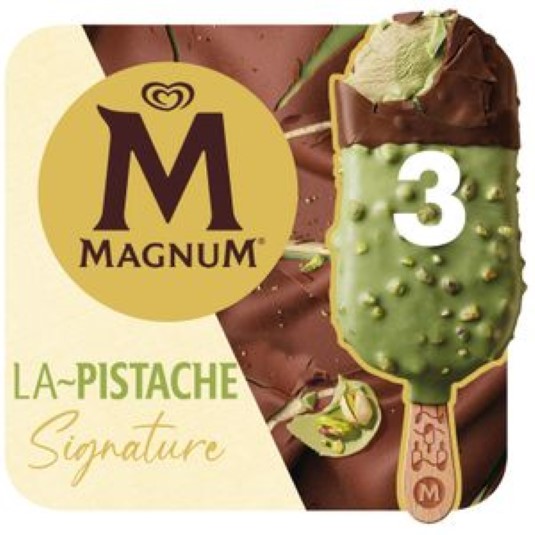 Bombón helado con pistacho Magnun - 3x85ml