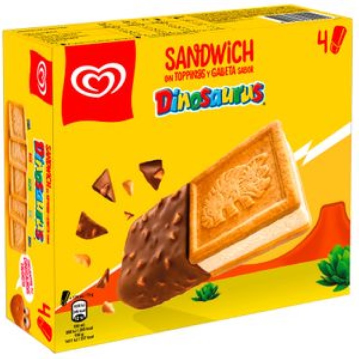 Sandwich Dinosaurus - 4x120ml
