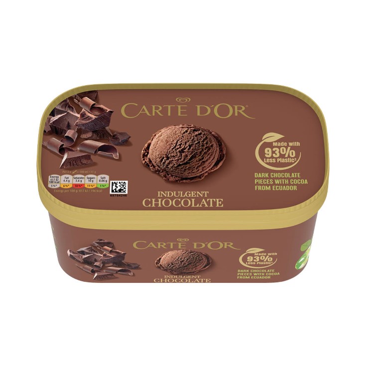 Tarrina de helado de chocolate - 500g