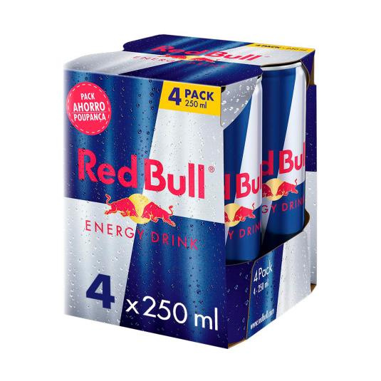 Bebida energética - Red Bull - 4x25cl