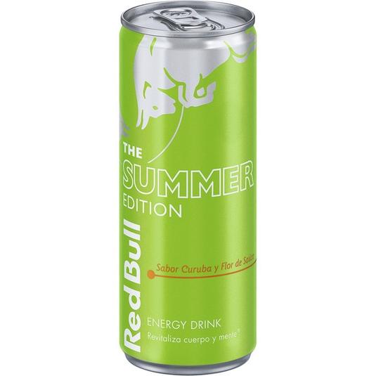Bebida energética sabor curuba y flor de sáuco