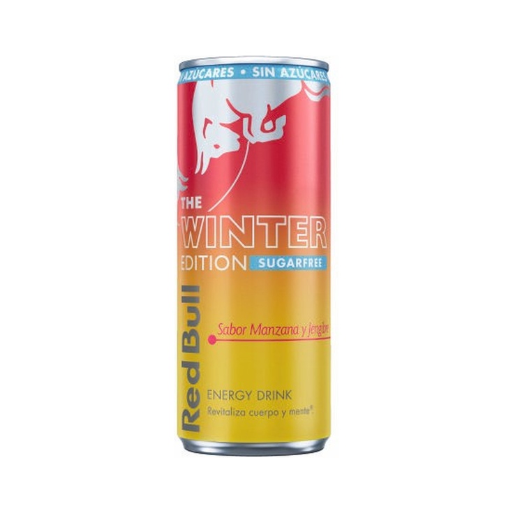 Red Bull Winter Edition Latas 250ml (sabor Manzana jengibre)