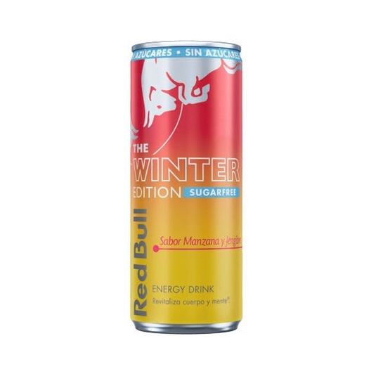 Red Bull Winter Edition Latas 250ml (sabor Manzana jengibre)