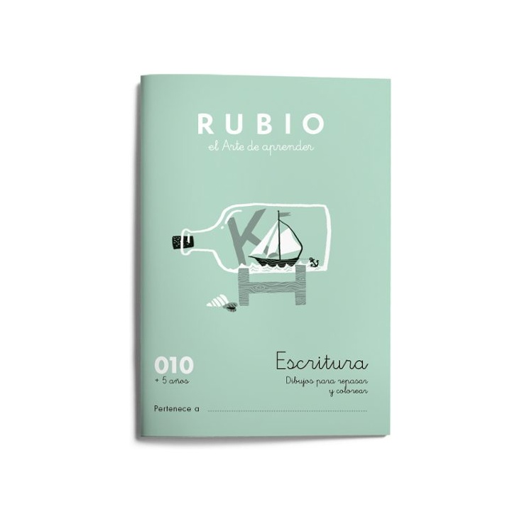 DIBUJOS RUBIO CUADERNO DE ESCRITURA Nº 10