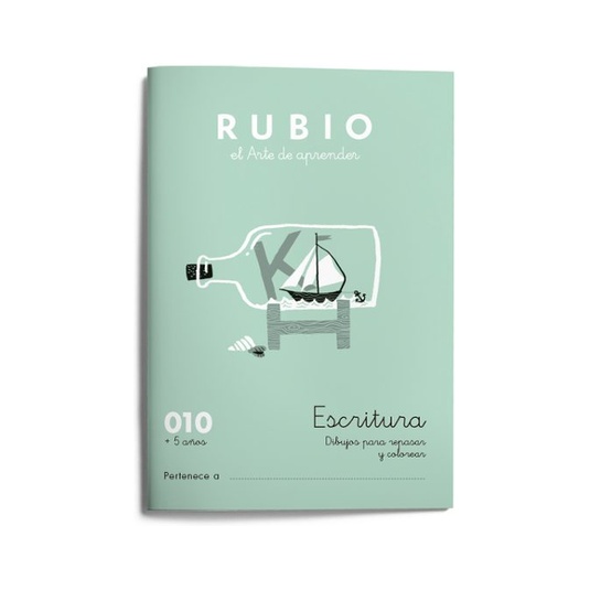 DIBUJOS RUBIO CUADERNO DE ESCRITURA Nº 10